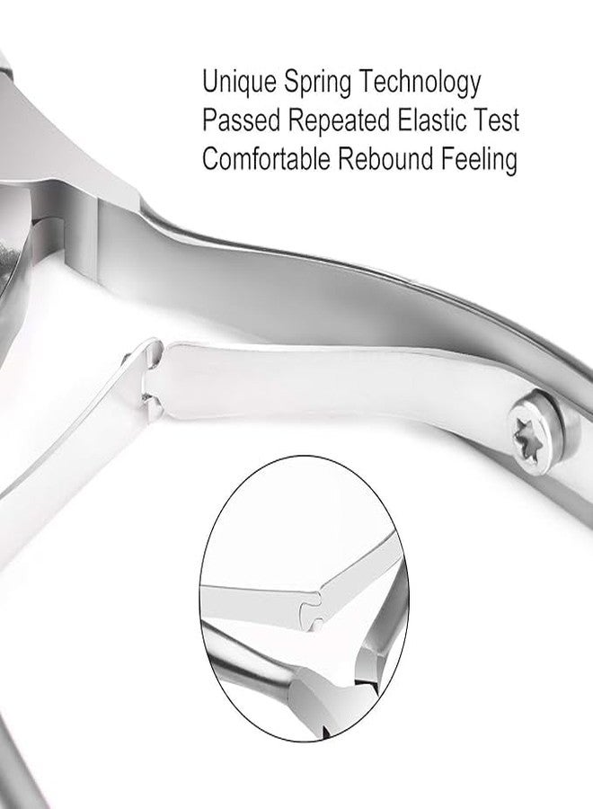 KIRA Professional Stainless Steel Cuticle Nipper and Pusher Set, Premium Nail Care Tools, Sharp and Durable, 2 Piece Manicure Kit - Image 5