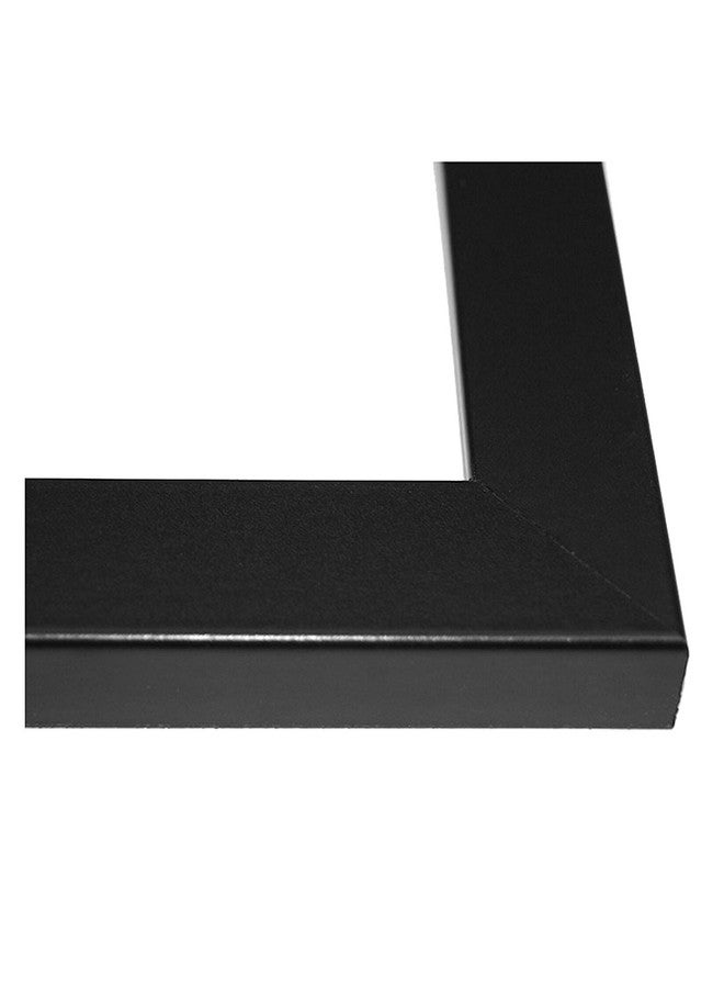 Creative Picture Frames 16” x 20” Black Picture Frame Includes White Mat/Black Core To Hold 8x10-inch Media, Includes Installed Sawtooth Hangers - Image 2