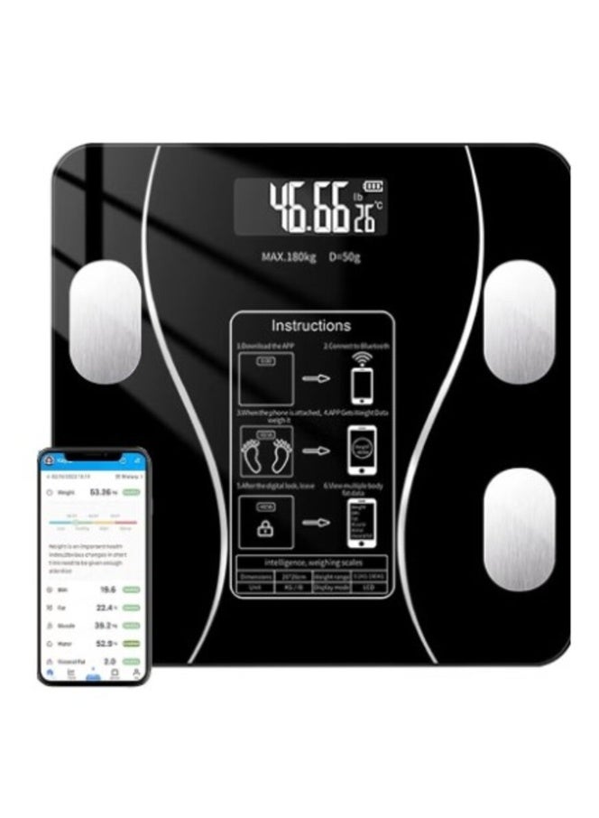 ميزان ذكي لقياس الوزن ونسبة الدهون في الجسم يعمل بتقنية البلوتوث - Image 3