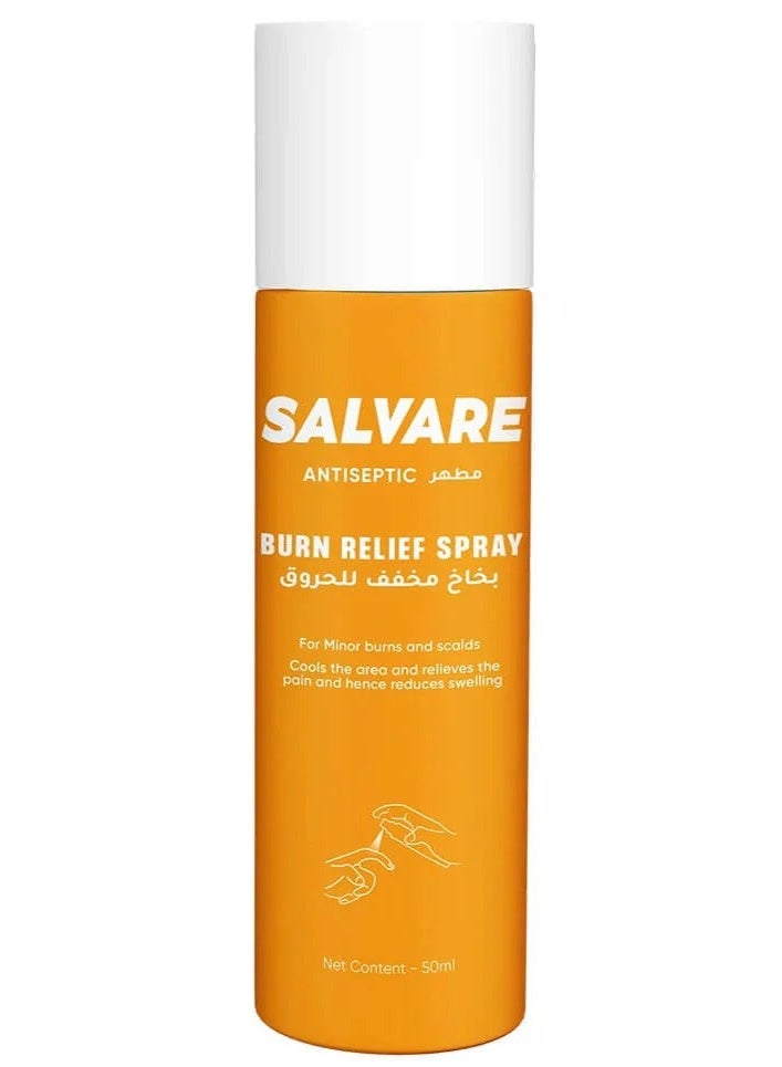 SALVARE Antiseptic Burn Relief Spray 50 ML - Image 1