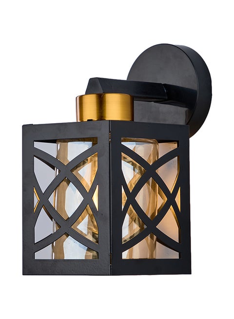 Nagafa Shop , Modern Star Black Wall Lamp 1 Bulb ,Made Of Metal , Size 10*14