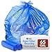 Reli. Reli SuperValue 65 Gallon Recycling Bags 50 Count Blue Trash Bags Made in the USA - Image 1