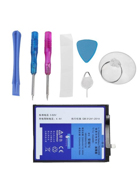 NOHON Phone Battery For Huawei Honor 7X Enhanced Version 3340MAH with Disassembly Tool