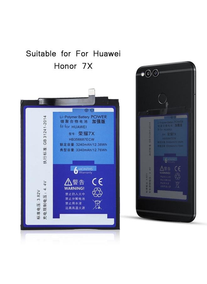 NOHON Phone Battery For Huawei Honor 7X Enhanced Version 3340MAH with Disassembly Tool