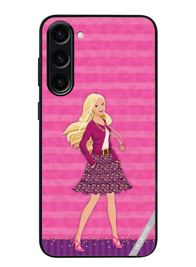 VR CREATIVE Protective Case Cover For Samsung Galaxy S23 Barbie Design Multicolour - Image 1
