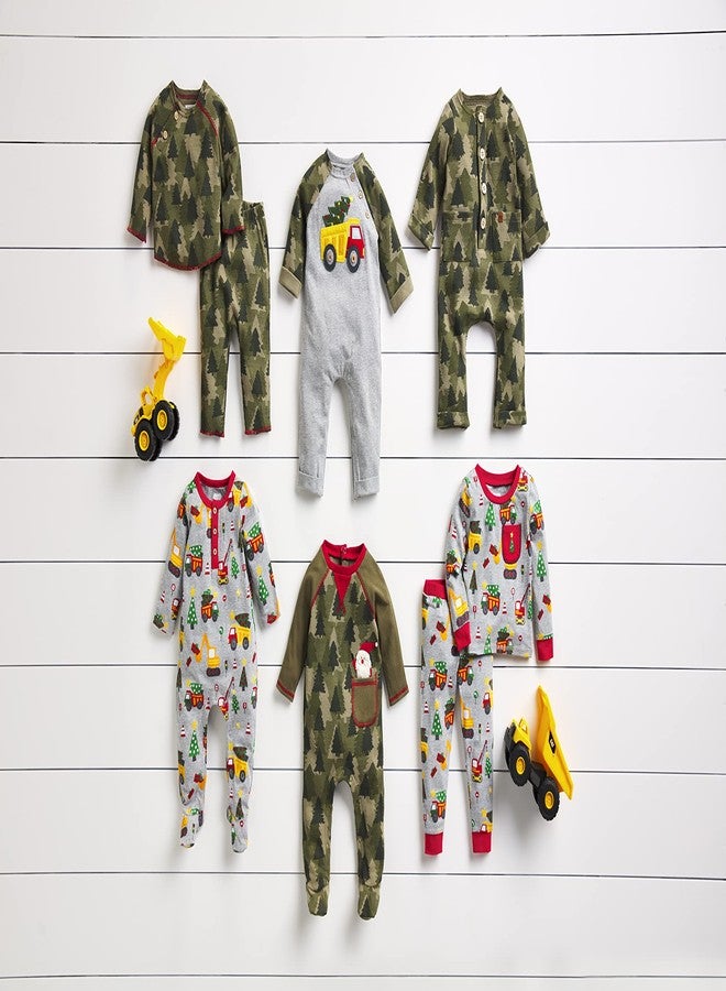 Mud Pie Baby Boy Bodysuit, Construction Christmas, 9-12 Months - Image 2