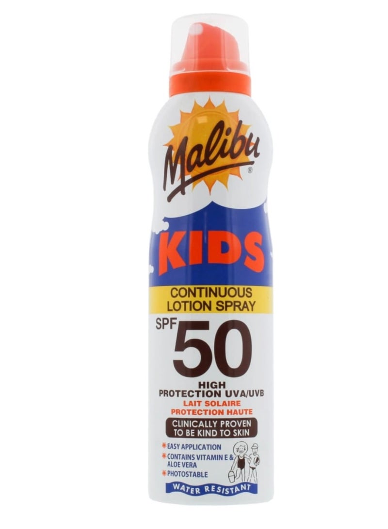 Malibu Kids SPF 50 Spray (175ml)