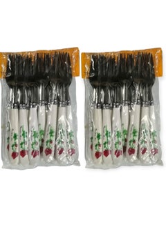Home Ezz A set of forks consisting of 24 pieces, size 15 cm  - Image 1