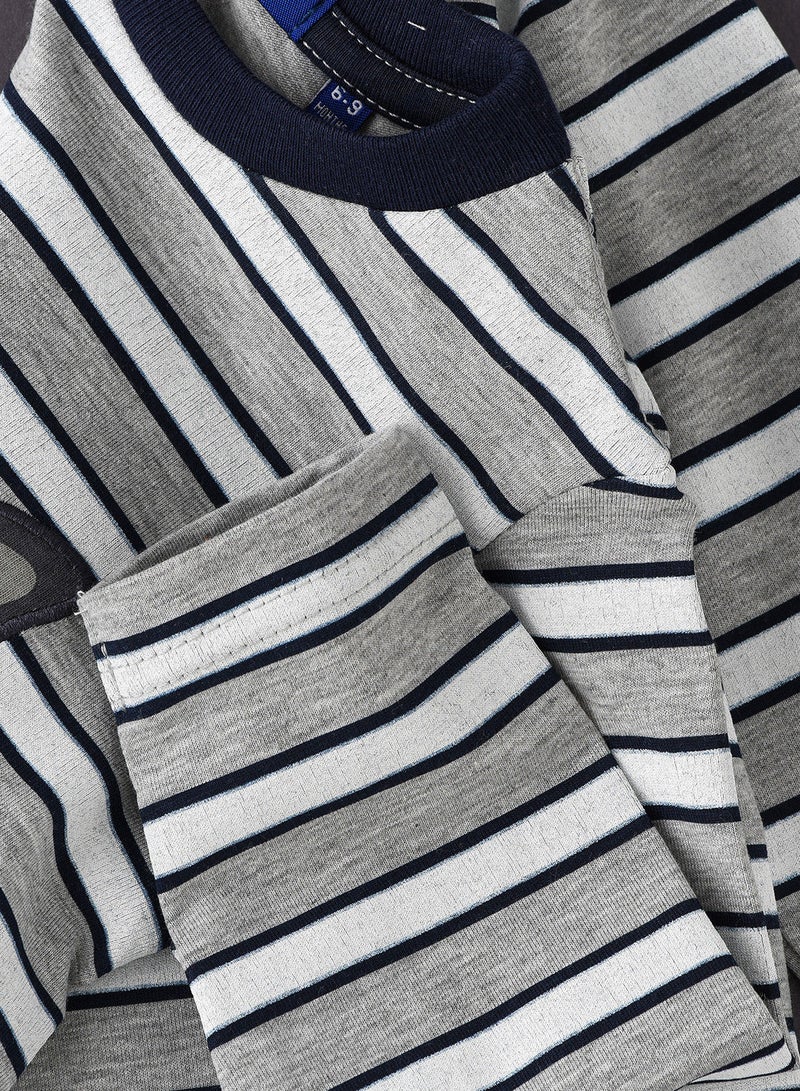 JAM Knit t-shirt with stripes - Image 4