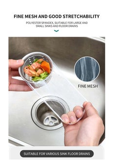 Disposable Kitchen Sink Filter Bags, 100 Pieces, Can Collect Sink Drain Pipe, Kitchen Food Waste, and Remaining Garbage