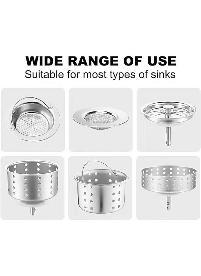 Generic - Disposable Kitchen Sink Filter Bags, 100 Pieces, Can Collect Sink Drain Pipe, Kitchen Food Waste, and Remaining Garbage - Image 1