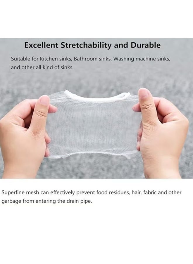Generic - Disposable Kitchen Sink Filter Bags, 100 Pieces, Can Collect Sink Drain Pipe, Kitchen Food Waste, and Remaining Garbage - Image 1