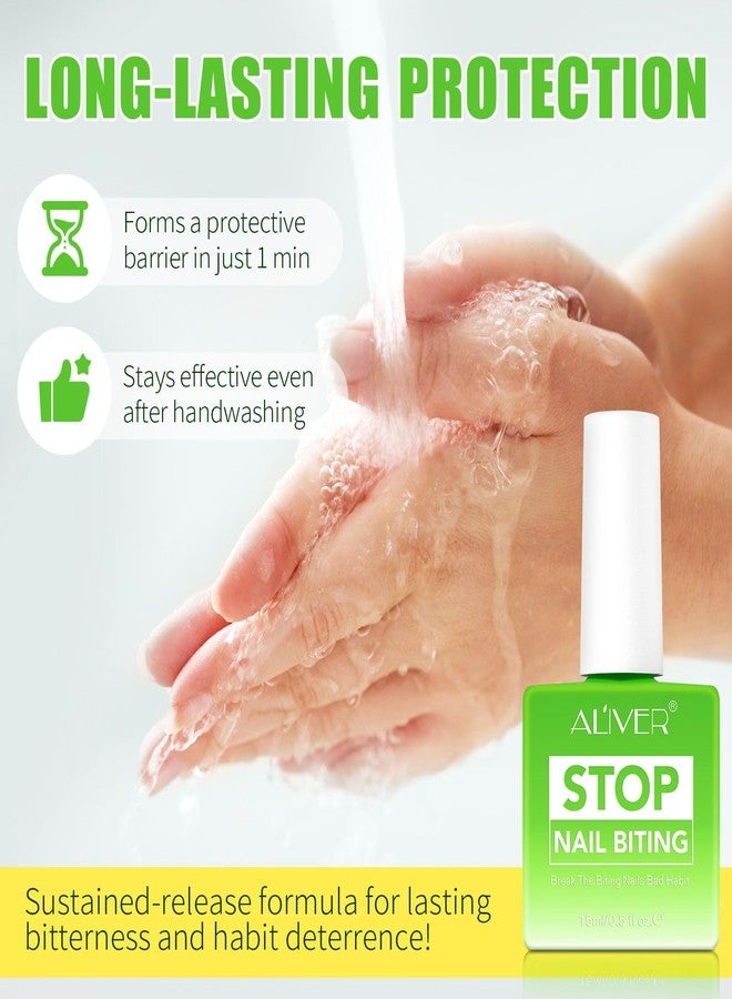 Clean Living® Nail Biting Thumb Sucking Deterrent Deeply Nourish Care for Toddlers Children Adults 15ml - Image 3