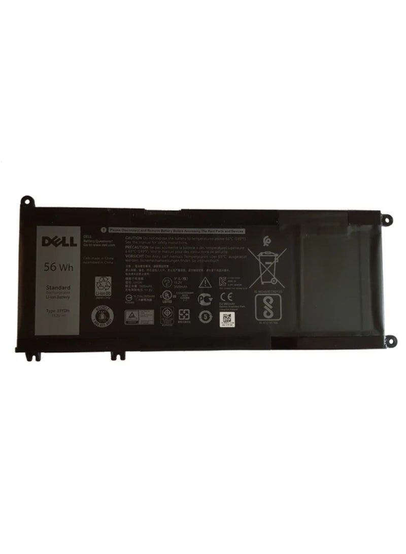Battery 33YDH Replace for Inspiron 15 7577 17 7773 7778 7786 7779 2in1 G3 15 3579 G3 17 3779 G5 15 5587 G7 15 7588 Latitude 3380 3480 3490 3590 3580 3400 - Image 2