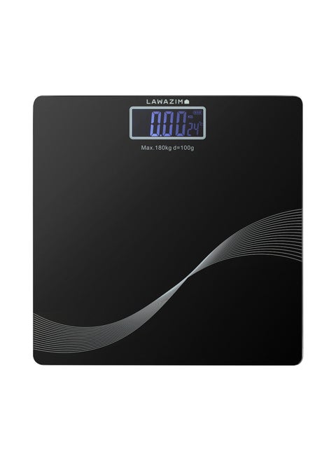Glass Body Scale - Sleek Digital Bathroom Scale with High Precision Sensors for Accurate Weight Measurement | Electronic Personal Body weight scale, Stylish Sleek Modern Slim design scale.