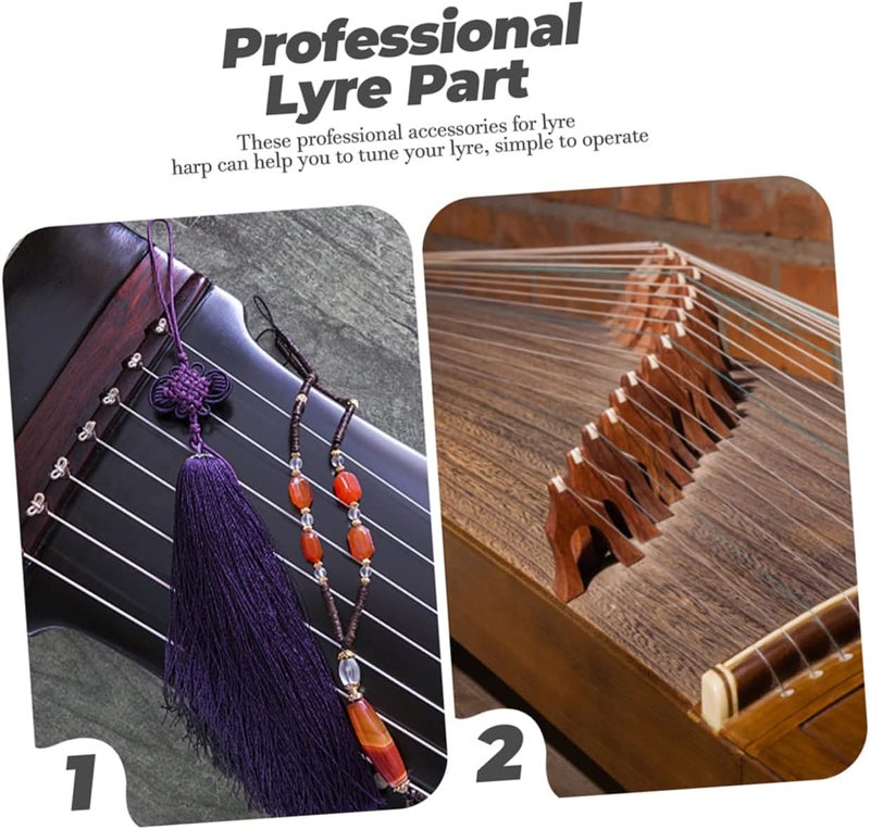 SECFOU Laiya Piano String Set Basswood Lyre Harp Strings Replacement Tuning Pin Accessory - Image 2