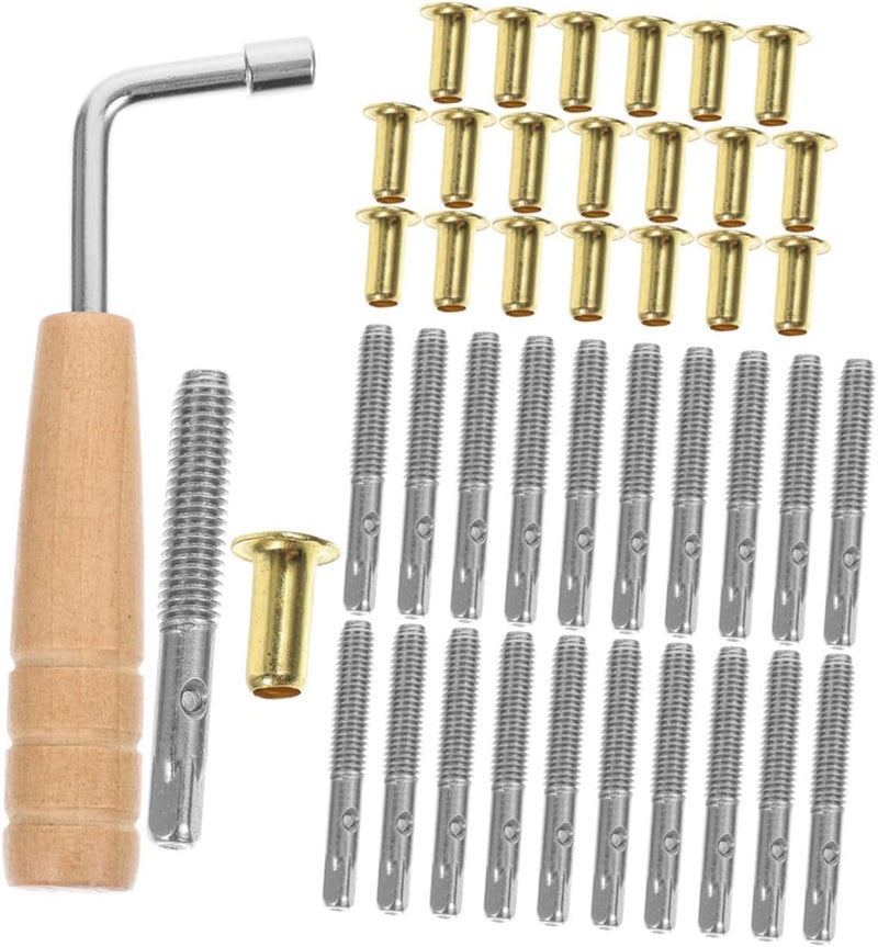 SECFOU Laiya Piano String Set Basswood Lyre Harp Strings Replacement Tuning Pin Accessory - Image 1