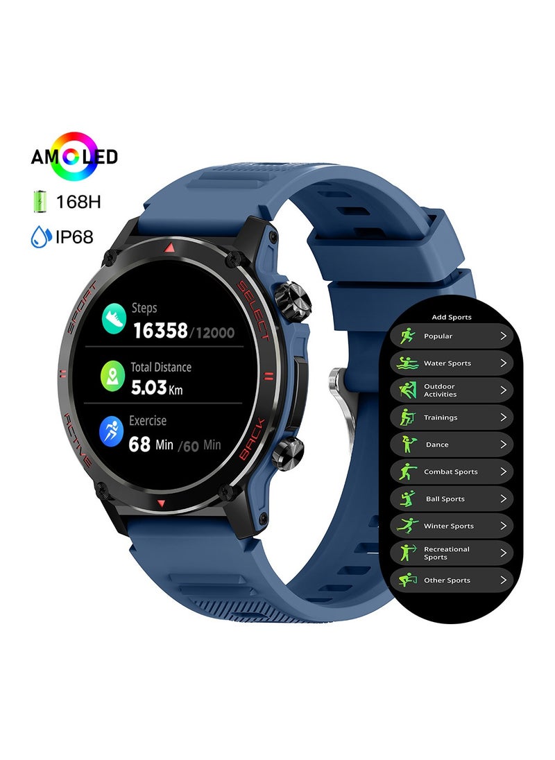 Zeblaze Z136 Sports Watch with AMOLED Display Outdoor Waterproof Design and Smart Health Monitoring  - Image 1