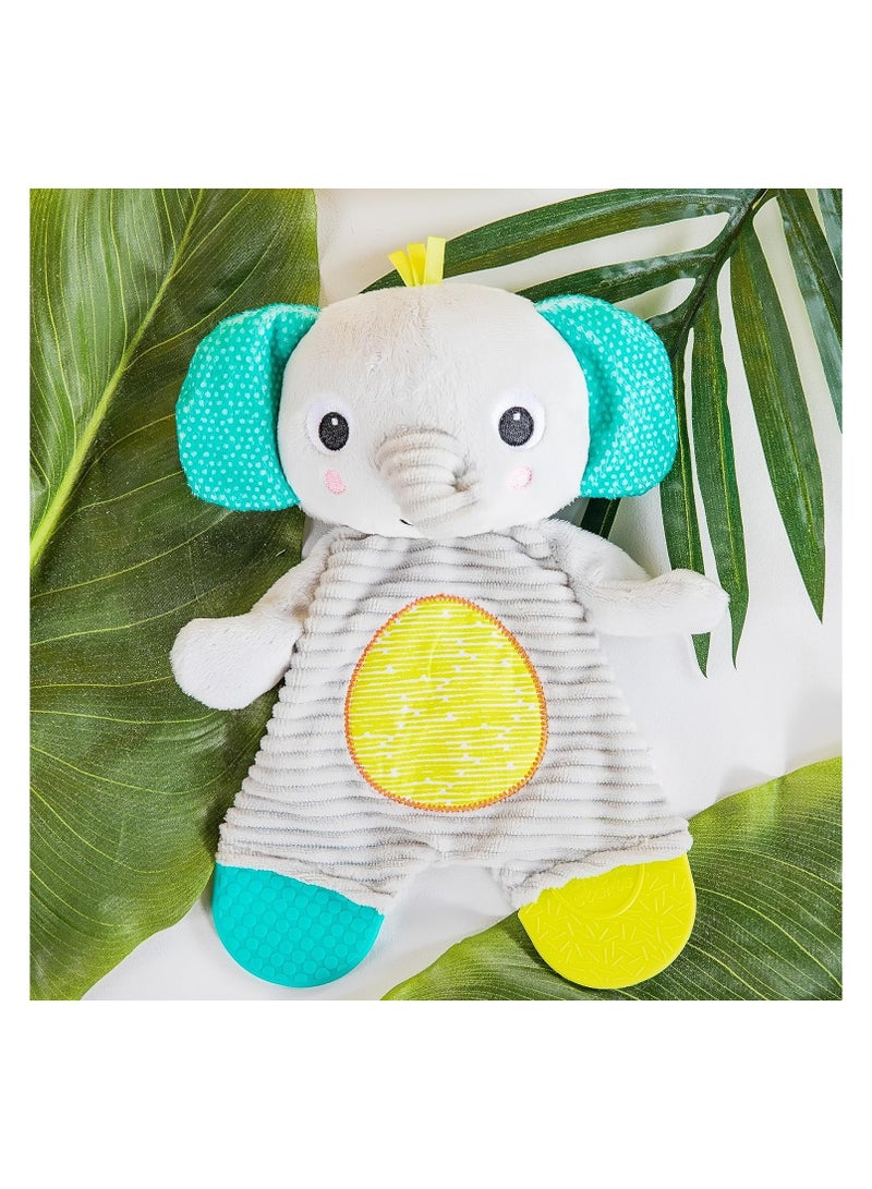 Bright Starts سنجاب برايت ستارتس الناعم والمضغ - فيل، قطعة واحدة - Image 3