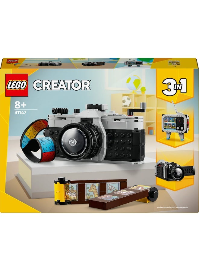 LEGO Creator 3in1 Retro Camera 3in1 Toy 31147 (261) Pieces - Image 2