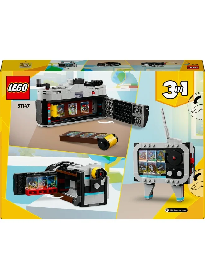 ليغو لعبة الكاميرا التقليدية 3 في 1 رقم 31147 من LEGO® Creator