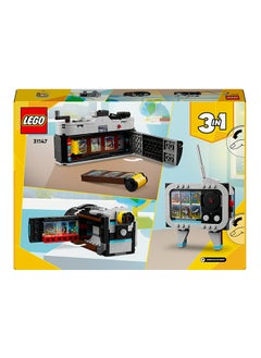 LEGO 31147 Creator 3In1 Retro Camera Toy To Video Camera To Tv Set, Models For Kids, Photography Gift For Boys And Girls Aged 8 Years Old And Over Who Enjoy Creative Play (261 Pieces)  - Image 3