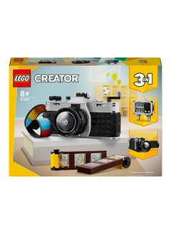 LEGO 31147 Creator 3In1 Retro Camera Toy To Video Camera To Tv Set, Models For Kids, Photography Gift For Boys And Girls Aged 8 Years Old And Over Who Enjoy Creative Play (261 Pieces)  - Image 2