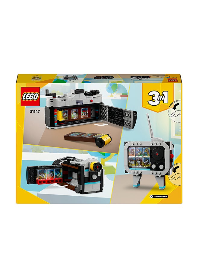 LEGO - Creator Retro Camera 3in1 Toy 31147 (261) Pieces - Image 1