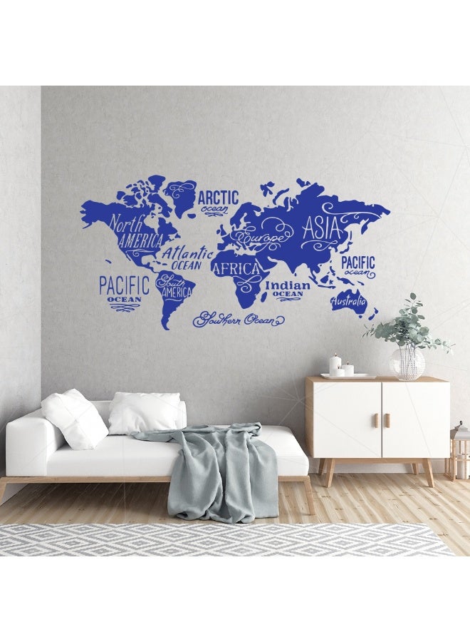 MAXPIX LLC MAXPIX- World Map Wall Vinyl Decal Sticker for Living Room, Bedroom, Nursery, Office - Image 2