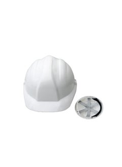 Vaultex Safety Helmet, Material: HDPE, Standard EN:379, CE Marked, Certified EN-397 IS:2925, 6-Point Textile Suspension, Sweat Band with Brushed Cloth on Foam, Color: White, Origin: India, Durable Design 