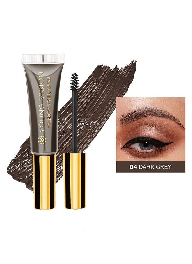 YOUNG VISION 1 Piece Eyebrow Styling Cream Long Lasting and Quick Drying 04 Dark Grey  - Image 1