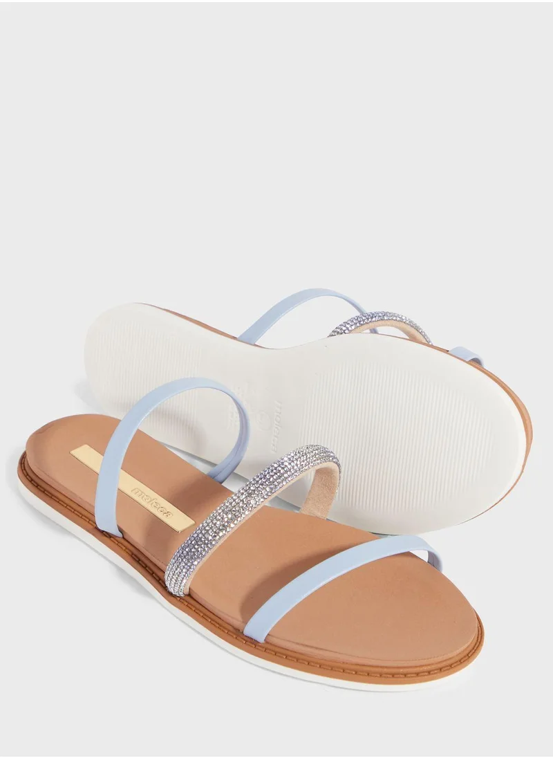 موليكا Evelyn Multi Strap Flat Sandals