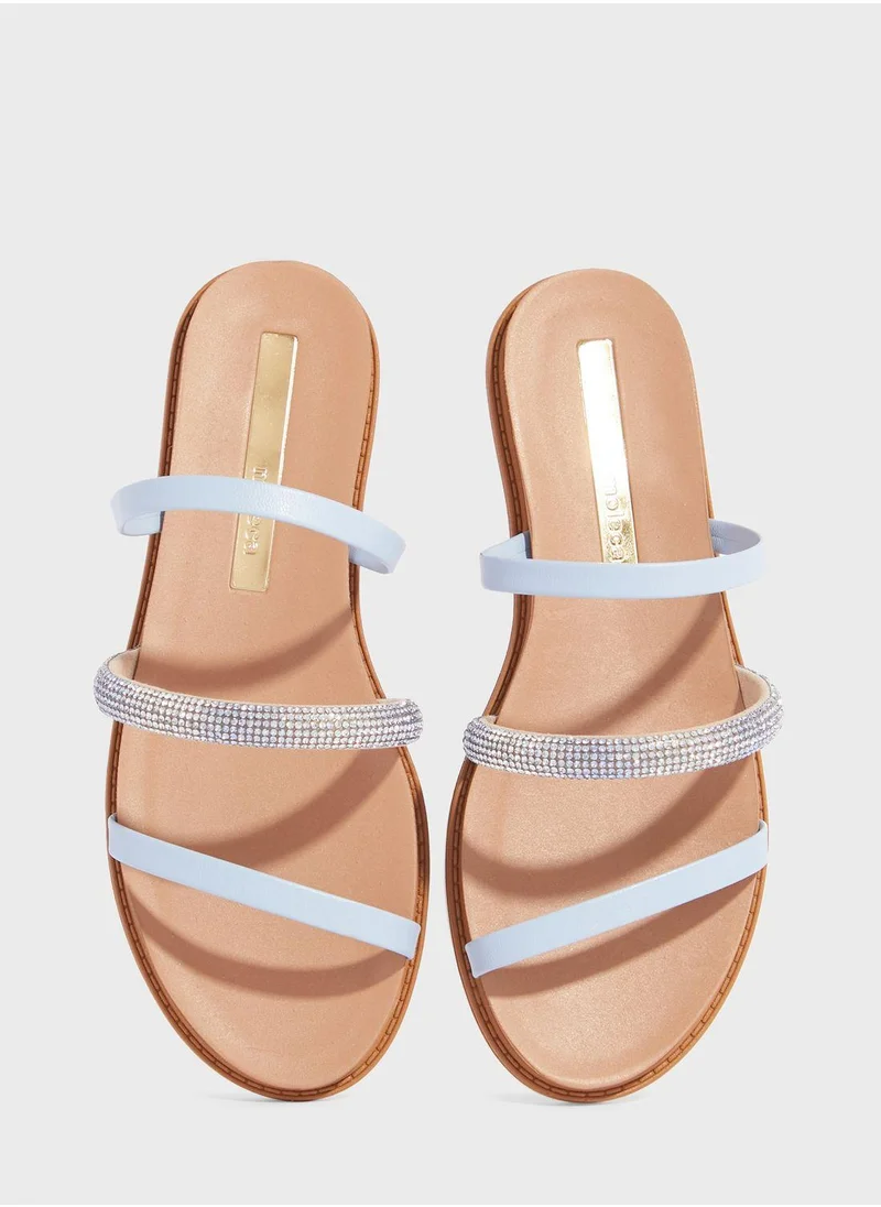 موليكا Evelyn Multi Strap Flat Sandals
