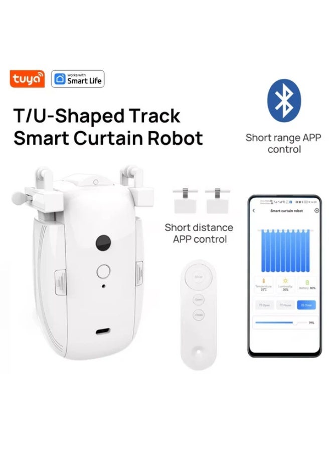 Curtain Controller with App & Voice Control – Quiet Operation, Sensor-Based Automation, and  Load Capacity