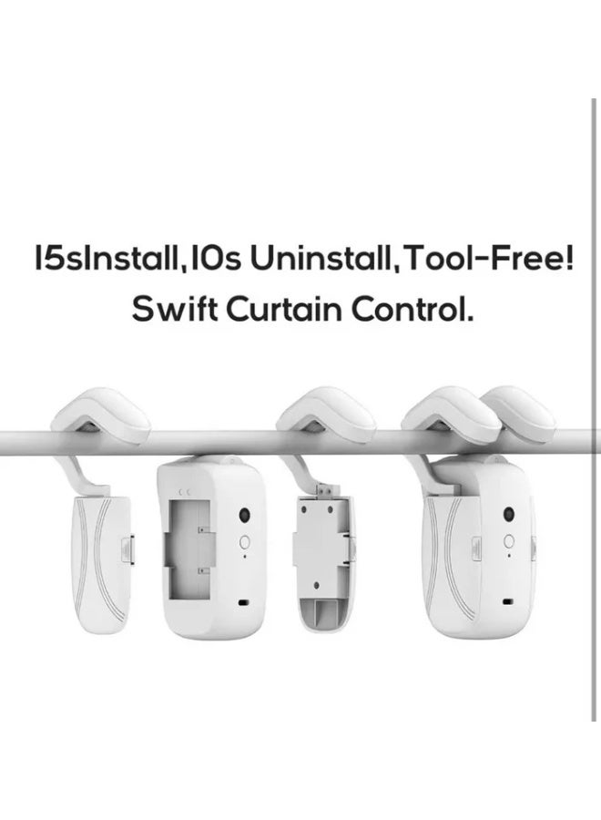 Curtain Controller with App & Voice Control – Quiet Operation, Sensor-Based Automation, and  Load Capacity