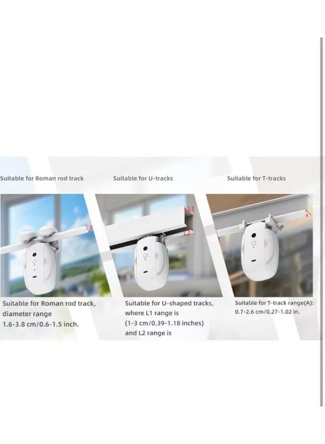 Curtain Controller with App & Voice Control – Quiet Operation, Sensor-Based Automation, and  Load Capacity