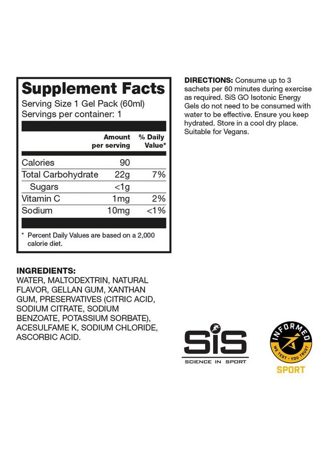 Science in Sport Go Isotonic Energy Gel, Lemon Lime, 6 Count - Image 4