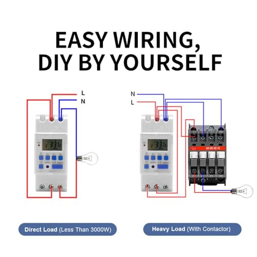 Maxwell 240V AC 4 PIN Programmable Daily/Weekly Digital LCD Display Control Counter/Time Timer Relay Switch: DIN Rail Type (Warranty 12 Months) - Image 5