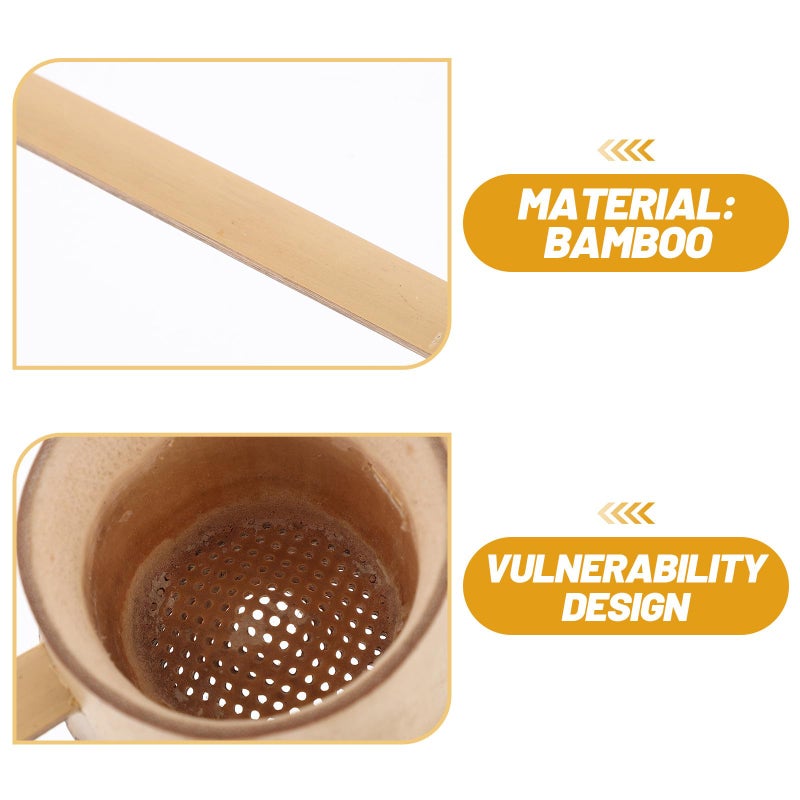 Natural Handmade Tea Strainer Reusable Mesh Infuser for Home and Office Brewing - Image 4