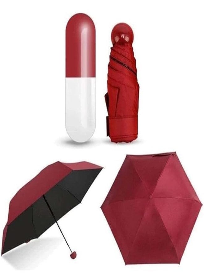 SELOME Capsule Umbrella for Women|Portable Mini Umbrella's |Pocket Umbrella for Men Women|Umberlla for Rain (Pack of 1) - Image 3