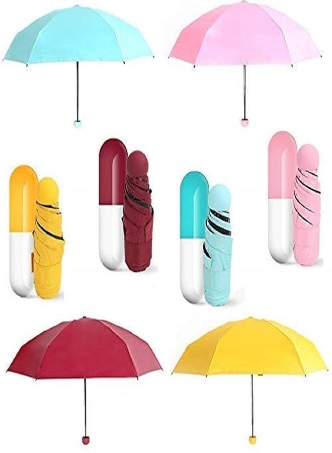 SELOME Capsule Umbrella for Women|Portable Mini Umbrella's |Pocket Umbrella for Men Women|Umberlla for Rain (Pack of 1) - Image 2