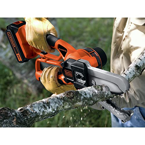 BLACK+DECKER 20V MAX* Alligator Lopper Cordless Chainsaw, Tool Only (LLP120B) - Image 3