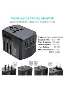 Generic Premium World Power Travel Adaptor Kit With Surge Protection  - Image 5