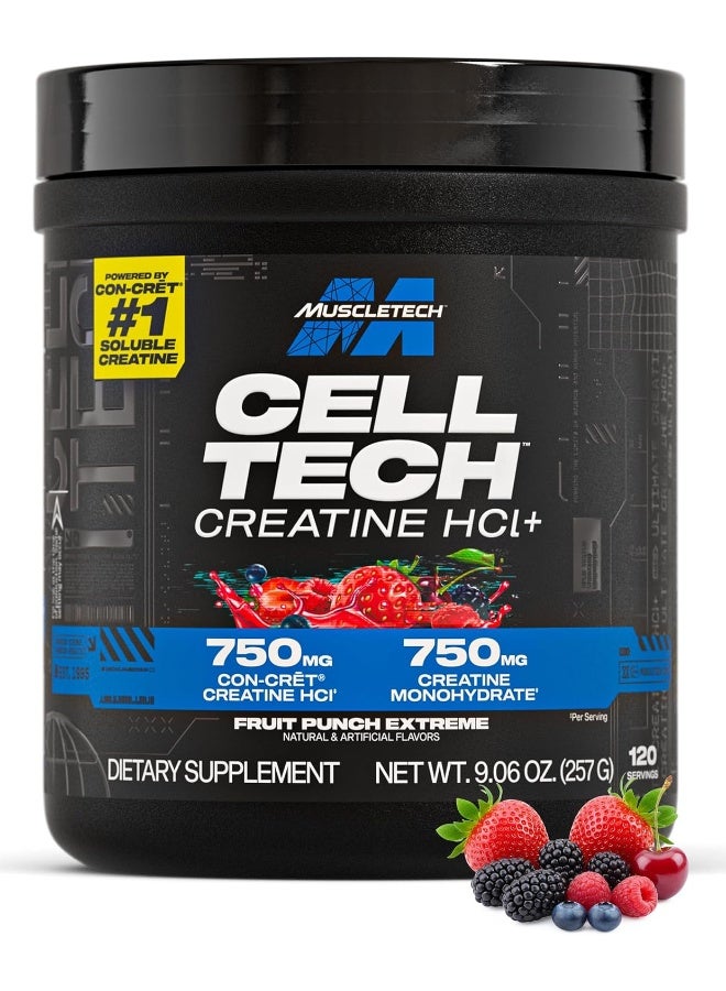 MuscleTech Cell Tech Creactor Creatine HCl  Free Acid 120 Servings - Image 1