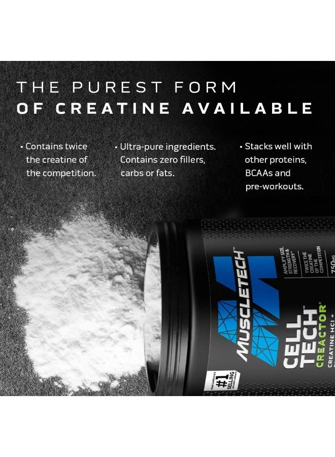 Cell Tech Creactor Creatine Hcl Free Acid 120 Servings