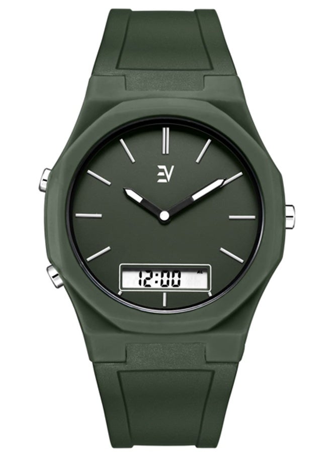 إيفيرد ساعة يد رجالية كوارتز فاخرة بتصميم عصري، مقاومة للماء ومضيئة