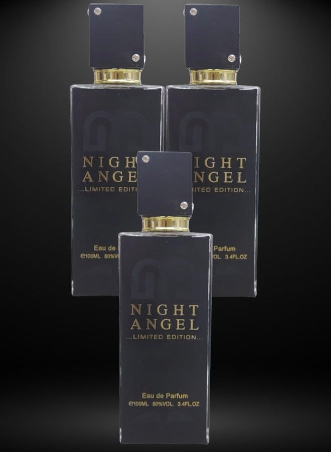 لوكشري 3 قطع عطر نايت أنجل إصدار محدود 100 مل - Image 1
