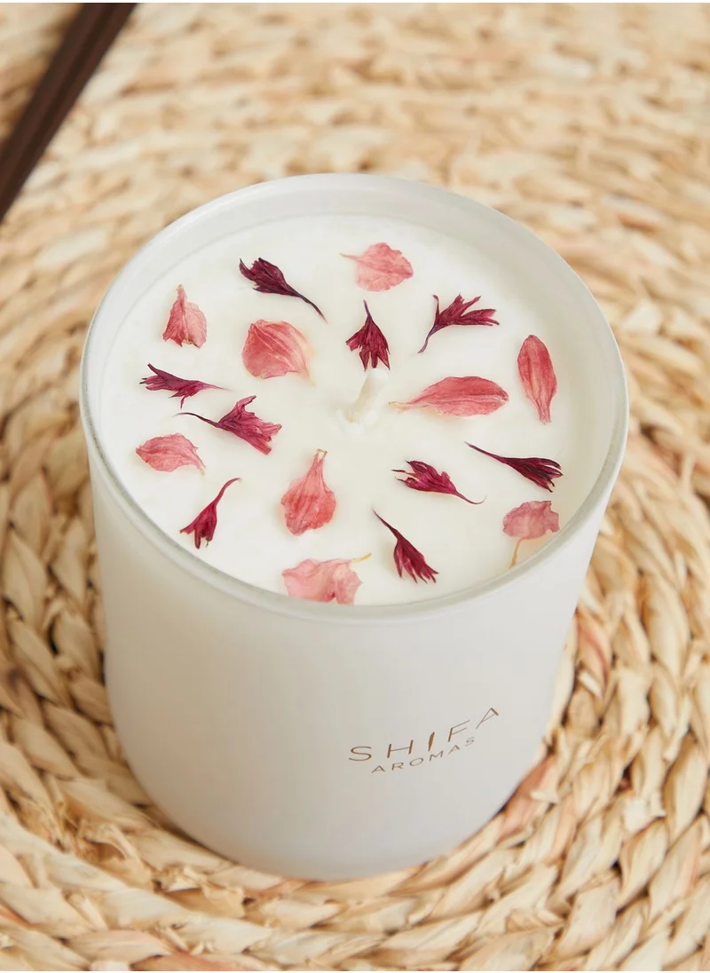 Shifa Aromas Cherry Orchard Red fruits, Vetiver & Sweet musk Luxury Soy Candle 220g 7.7oz