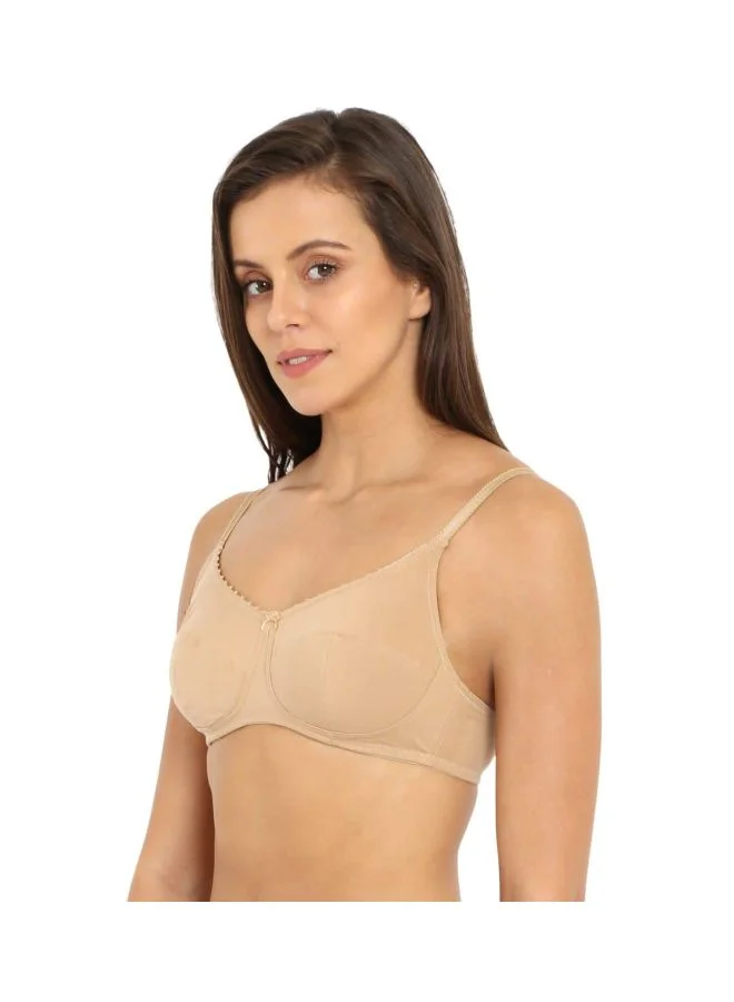 Jockey  1615 Women Wire free Non Padded Super Combed Cotton Elastane Stretch Full Coverage Everyday Bra with Soft Adjustable Straps for Women | Best Price UAE