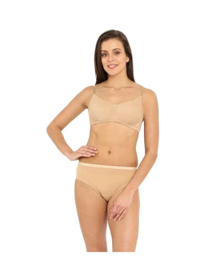 Jockey  1615 Women Wire free Non Padded Super Combed Cotton Elastane Stretch Full Coverage Everyday Bra with Soft Adjustable Straps for Women | Best Price UAE